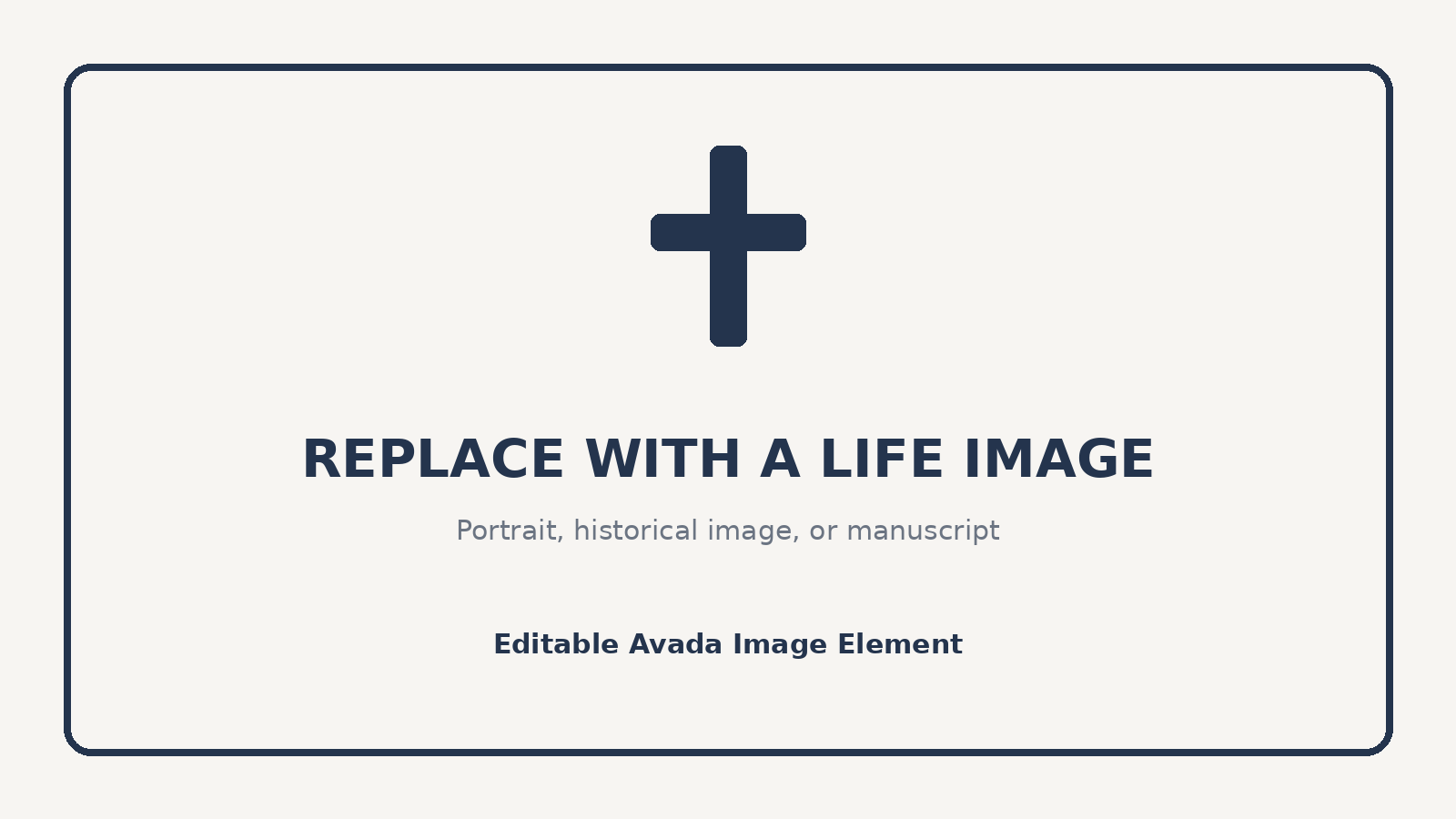 Placeholder for a historical image, icon, or portrait of Saint Nectarios. Replace in Avada Builder.